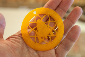 SHD 3D printed badge